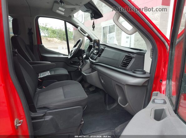 1FMZK1Y80LKA96959 2020 FORD TRANSIT-150 PASSENGER VAN Red Вид салону спереду