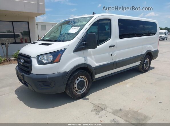 1FMZK1Y81LKB23019 2020 FORD TRANSIT-150 PASSENGER VAN White Front left