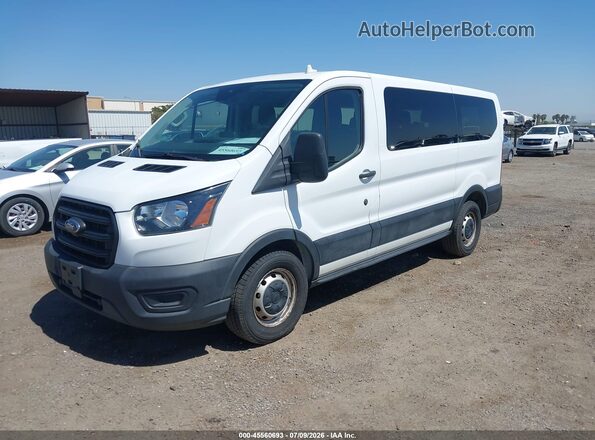1FMZK1Y84LKB08661 2020 FORD TRANSIT-150 PASSENGER VAN Белый Передняя левая четверть