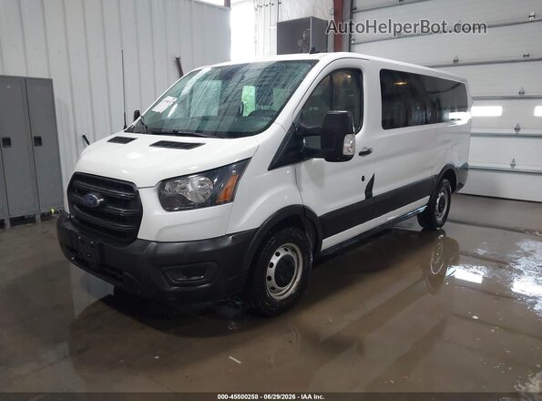 1FMZK1Y86LKB31553 2020 FORD TRANSIT-150 PASSENGER VAN Белый Передняя левая четверть