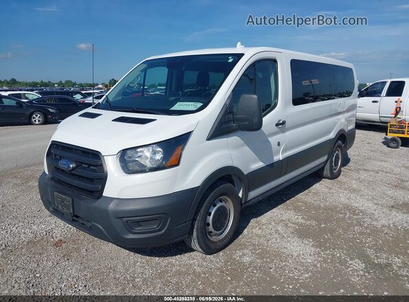 1FMZK1Y88LKB08615 2020 FORD TRANSIT-150 PASSENGER VAN Белый Передняя левая четверть