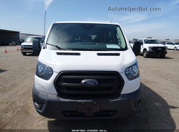 1FMZK1Y88LKB08663 2020 FORD TRANSIT-150 PASSENGER VAN White ხელსაწყოთა პანელის ხედი