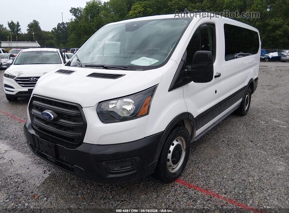 1FMZK1Y89LKB23057 2020 FORD TRANSIT-150 PASSENGER VAN White Передня ліва чверть