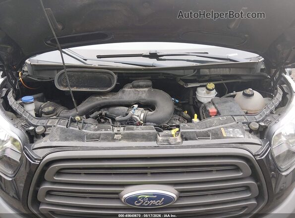 1FMZK1YM0JKB42476 2018 FORD TRANSIT-150 Black Вид ззаду