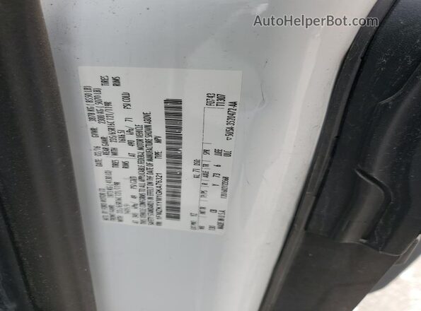 1FMZK1YM1GKA76321 2016 FORD TRANSIT White VIN կոդի պիտակի տեսք