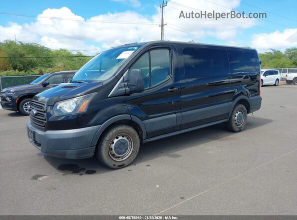 1FMZK1YM6JKA99889 2018 FORD TRANSIT-150 Black Передня ліва чверть