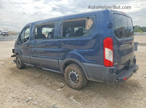 1FMZK1YM8HKA17459 2017 FORD TRANSIT Blue Задня ліва чверть