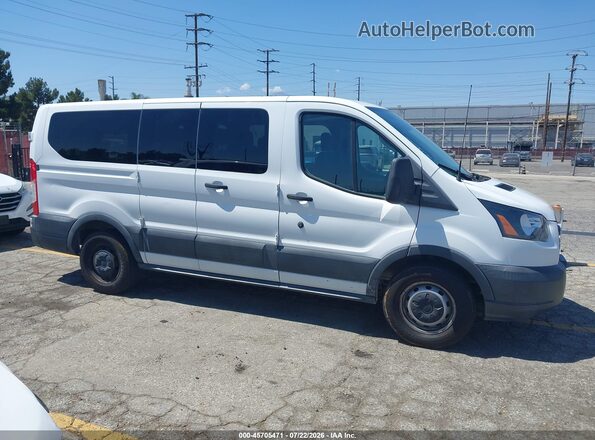 1FMZK1ZM1JKB42517 2018 FORD TRANSIT-150 Белый Вид задней части салона