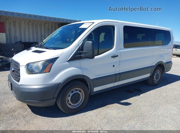 1FMZK1ZM3JKB07185 2018 FORD TRANSIT-150 White Առջևի ձախ երեք քառորդ տեսարան