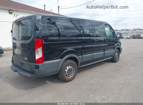 1FMZK1ZM8JKB52669 2018 FORD TRANSIT-150 Черный Задняя правая четверть