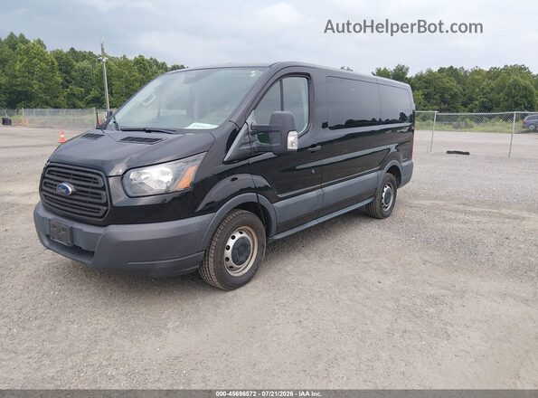 1FMZK1ZM9JKB52678 2018 FORD TRANSIT-150 Black Vista tres cuartos delantera izquierda