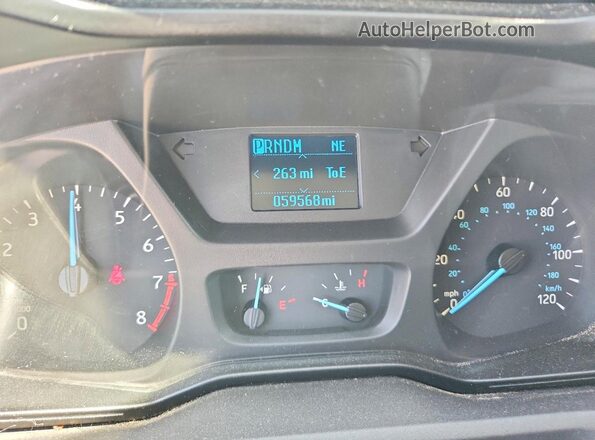 1FMZK1ZMXGKA97831 2016 FORD TRANSIT White Instrument cluster view