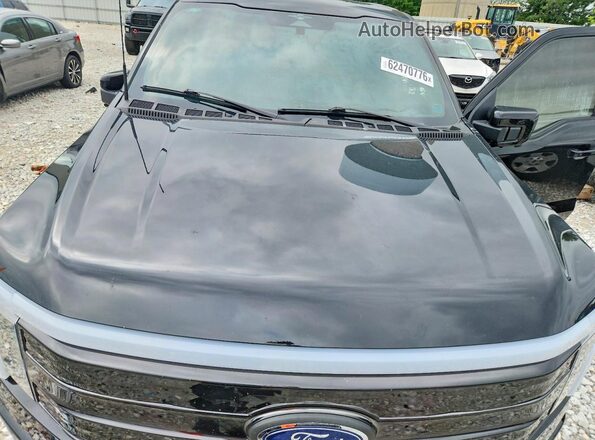1FT6W1EV8PWG18810 2023 FORD F150 Black უკანა სალონის ხედი