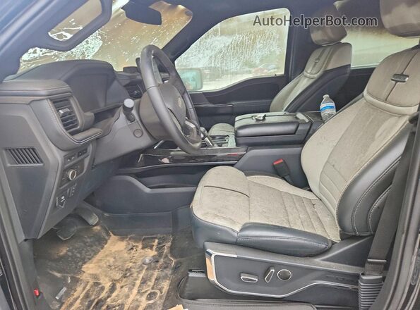 1FT6W1EV8PWG18810 2023 FORD F150 Black წინა სალონის ხედი