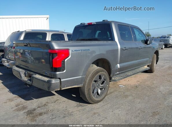 1FT6W3L72RWG20247 2024 FORD F-150 LIGHTNING Gray Tył prawy