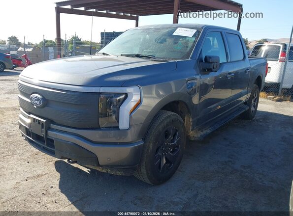 1FT6W3L72RWG20247 2024 FORD F-150 LIGHTNING Gray Przód lewy