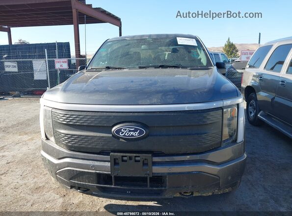 1FT6W3L72RWG20247 2024 FORD F-150 LIGHTNING Gray Widok wnętrza z tyłu