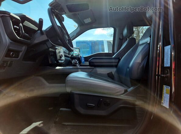 1FT6W3L75SWG02007 2025 FORD F150 Black Սալոնի դիմացի տեսք