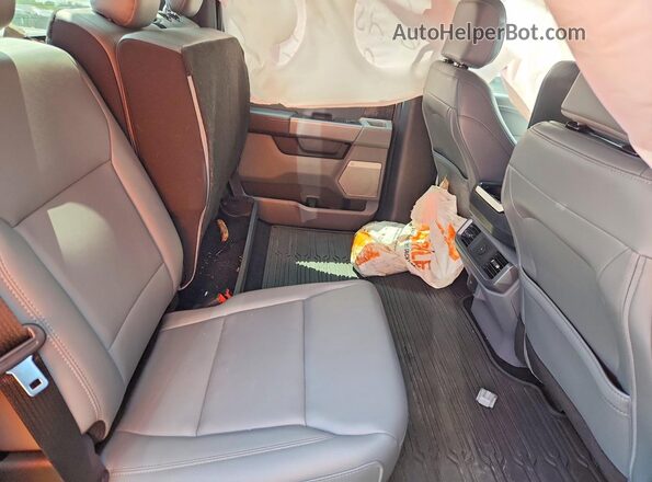 1FT6W3LU2SWG06070 2025 FORD F150 Серый Вид задних сидений