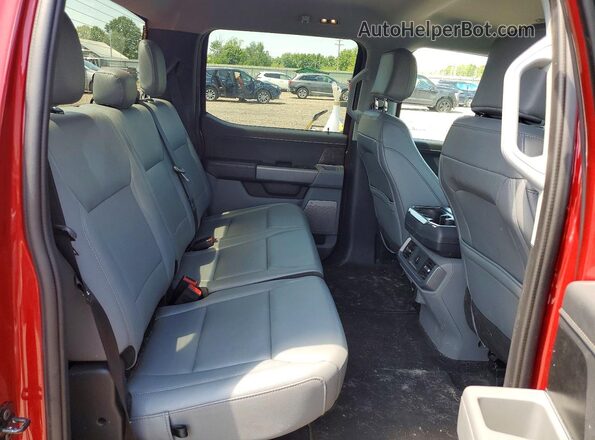 1FT6W3LU7SWG12172 2025 FORD F150 Red Вид задніх сидінь