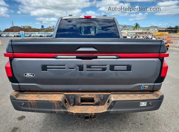 1FT6W5L79SWG22059 2025 FORD F150 Gray Вид ззаду