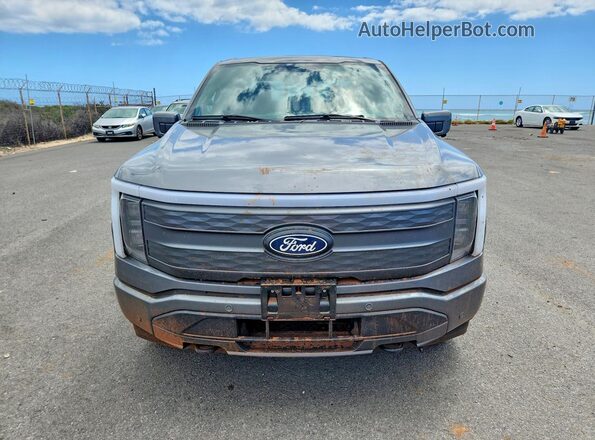 1FT6W5L79SWG22059 2025 FORD F150 Gray Вид спереду
