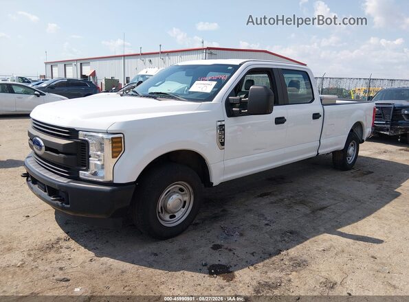 1FT7W2A60KEC12351 2019 FORD F-250 White წინა მარცხენა ხედი სამი მეოთხედიდან