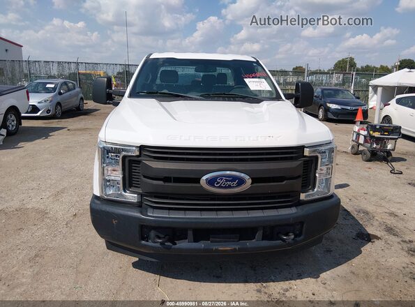 1FT7W2A60KEC12351 2019 FORD F-250 White ხელსაწყოთა პანელის ხედი