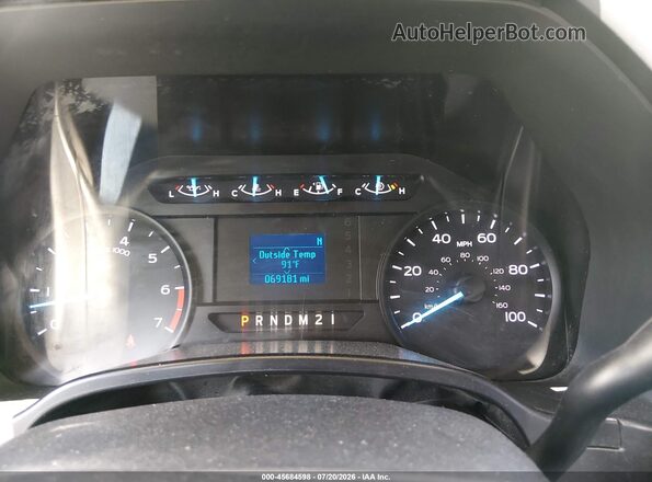 1FT7W2A62KEE92564 2019 FORD F-250 Серебряный Вид задних сидений