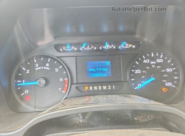1FT7W2A64KEE32785 2019 FORD F250 White Widok zestawu wskaźników