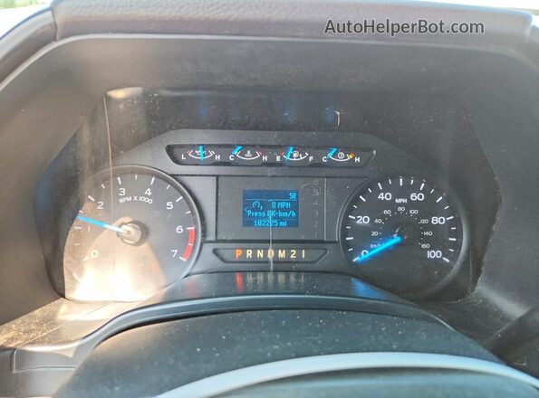 1FT7W2A66HEE48608 2017 FORD F250 White ხელსაწყოთა პანელის ხედი