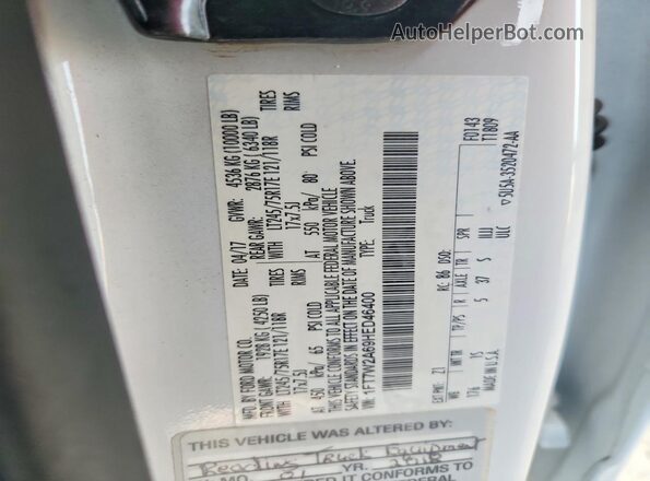 1FT7W2A69HED46400 2017 FORD F250 Белый Вид подкапотного пространства