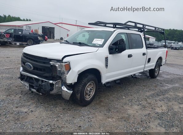 1FT7W2AN4MEC24349 2021 FORD F-250 White Առջևի ձախ երեք քառորդ տեսարան
