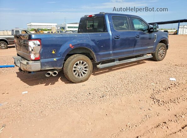 1FT7W2AT8LEE20968 2020 FORD F250 Blue Trasero derecho