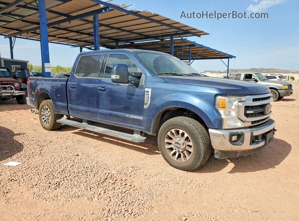 1FT7W2AT8LEE20968 2020 FORD F250 Blue Delantero derecho