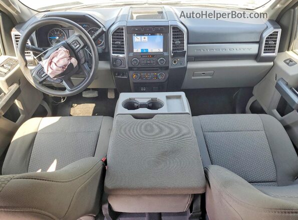 1FT7W2B60HED26101 2017 FORD F250 Gray Вид панелі приладів