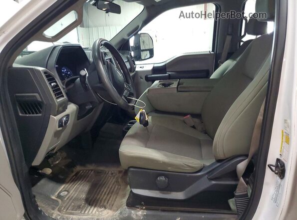 1FT7W2B60KEC99859 2019 FORD F250 White Widok wnętrza z przodu
