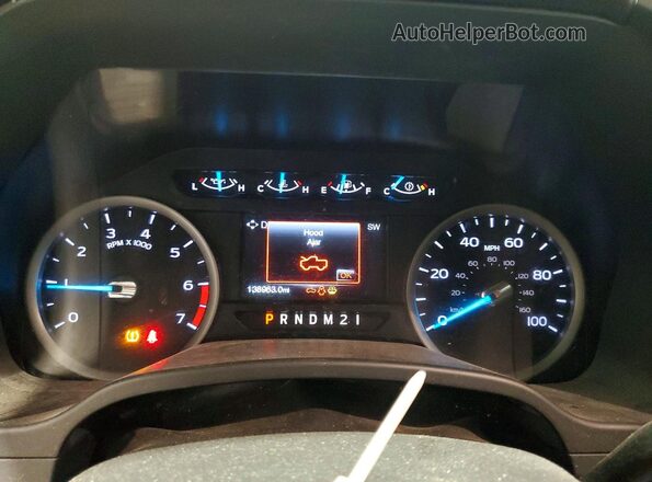 1FT7W2B60KEC99859 2019 FORD F250 White Widok zestawu wskaźników