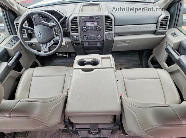 1FT7W2B60KED85463 2019 FORD F250 White Առջևի վահանակի տեսք