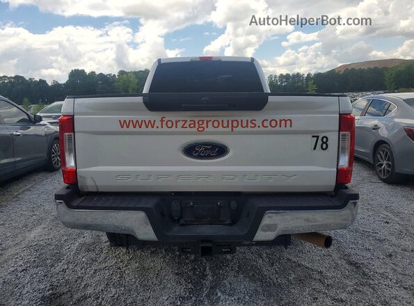 1FT7W2B60KEF48287 2019 FORD F250 Белый Вид сзади