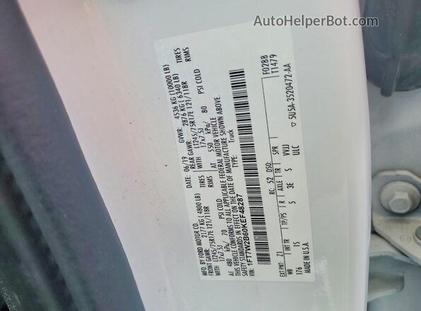 1FT7W2B60KEF48287 2019 FORD F250 Белый Вид подкапотного пространства