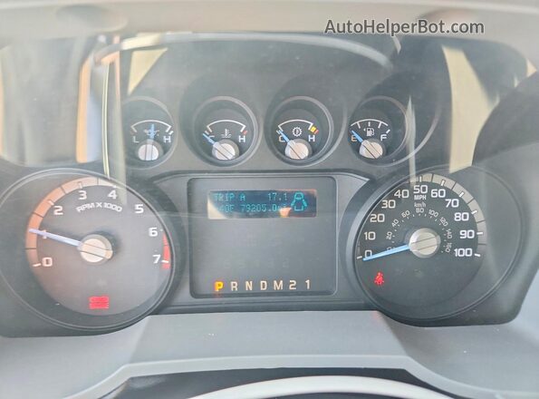 1FT7W2B61GEA41678 2016 FORD F250 White Widok zestawu wskaźników