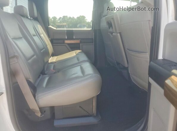 1FT7W2B61JEC74032 2018 FORD F250 White უკანა სალონის ხედი