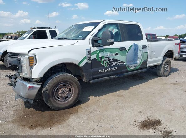 1FT7W2B61KEC61394 2019 FORD F-250 White Vista tres cuartos delantera izquierda