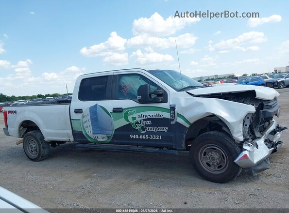 1FT7W2B61KEC61394 2019 FORD F-250 White Vista del cuadro de instrumentos