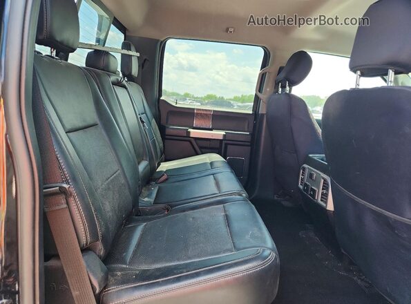 1FT7W2B61KED45747 2019 FORD F250 Black Vista de los asientos traseros