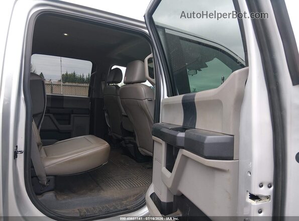 1FT7W2B62JEC48717 2018 FORD F-250 Silver Widok naklejki z numerem VIN