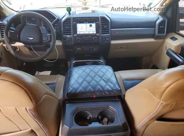1FT7W2B62KED25734 2019 FORD F250 Brown წინა პანელის ხედი