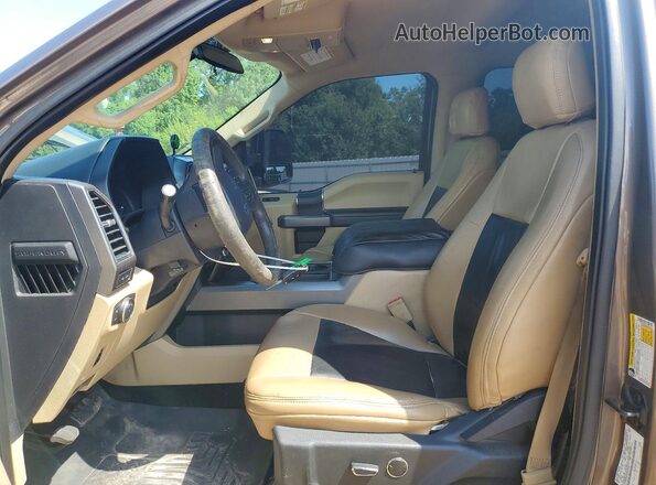 1FT7W2B62KED25734 2019 FORD F250 Brown წინა სალონის ხედი