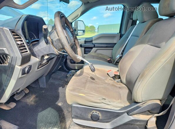 1FT7W2B62KED34580 2019 FORD F250 Серый Вид салона спереди
